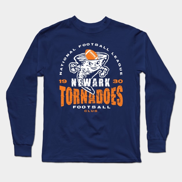 Newark Tornadoes Football Long Sleeve T-Shirt by MindsparkCreative